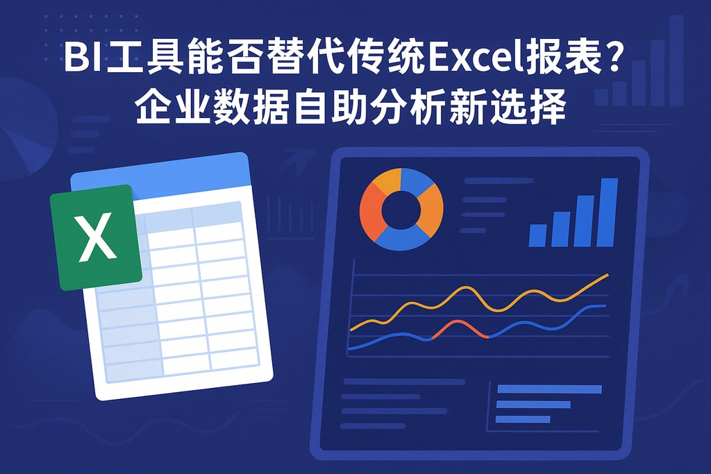 BI工具能否替代传统Excel报表？企业数据自助分析新选择"
